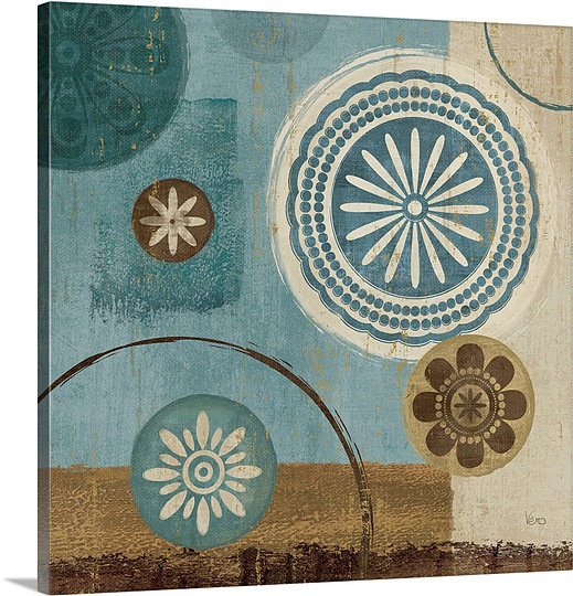 'New Generation Blue III' by Veronique Charron Graphic Art Print Bungalow Rose 