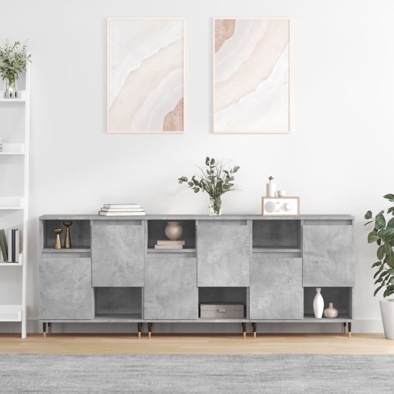 Anesicia 180cm Sideboard, Concrete Grey