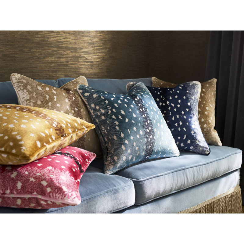 Wild Glamour Square Pillow Cover & Insert, Fawn