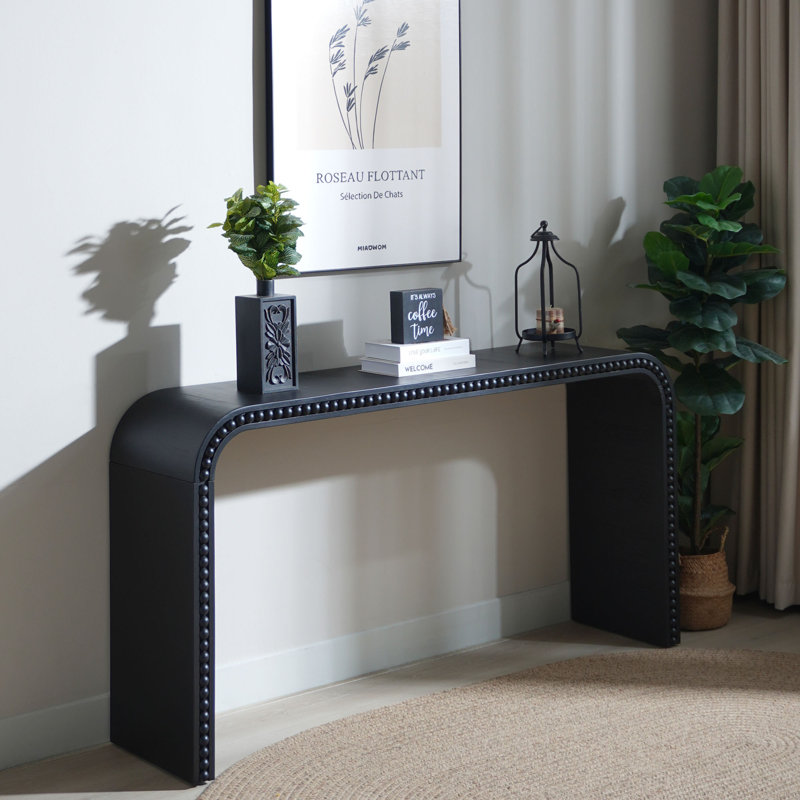 59in Console Table, Black