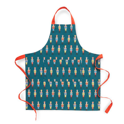 Christmas Nutcracker Cotton Adult Apron