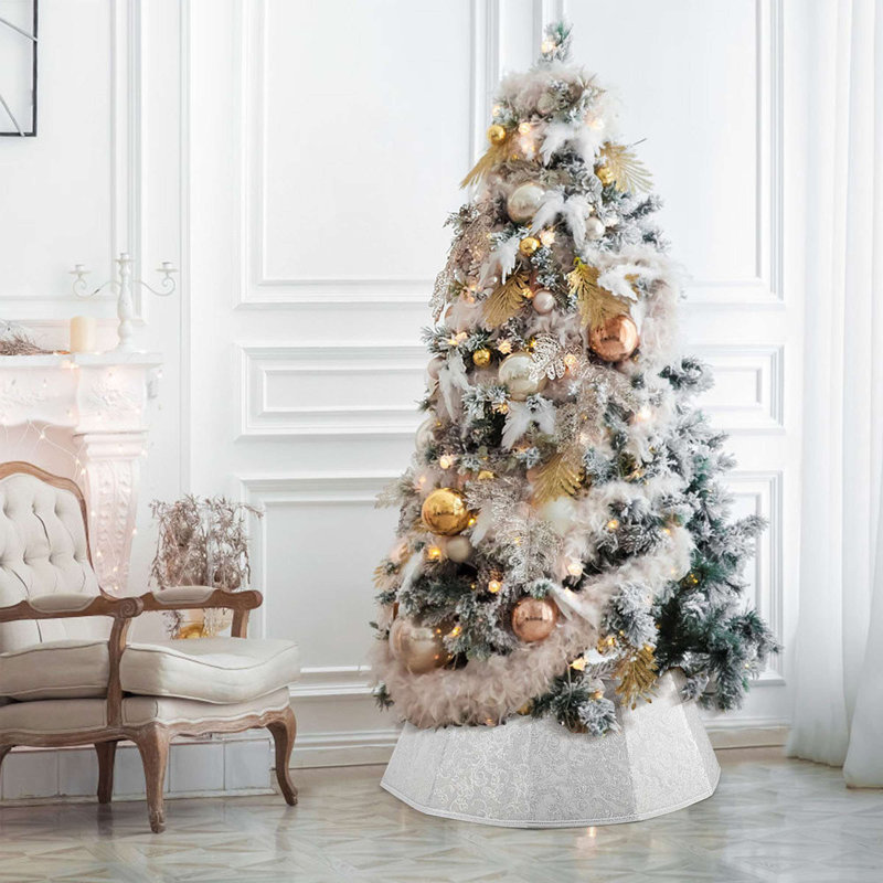 Boule de sapin de Noël 27 po Jupe d'arbre Arbre de Noël Support de base pour décoration d'arbre de Noël