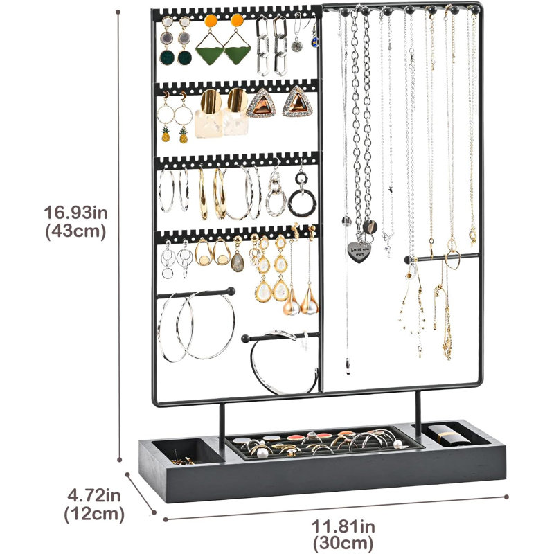 Jewellery Stand +, Gray