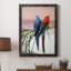Palm Parrots - Peinture sur toile encadrée-109329973-109329981