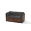 Treyshun 7 Piece Wicker Outdoor Modular Sectional Seating Group with Optional Fire Pit Table-574035239-554934615