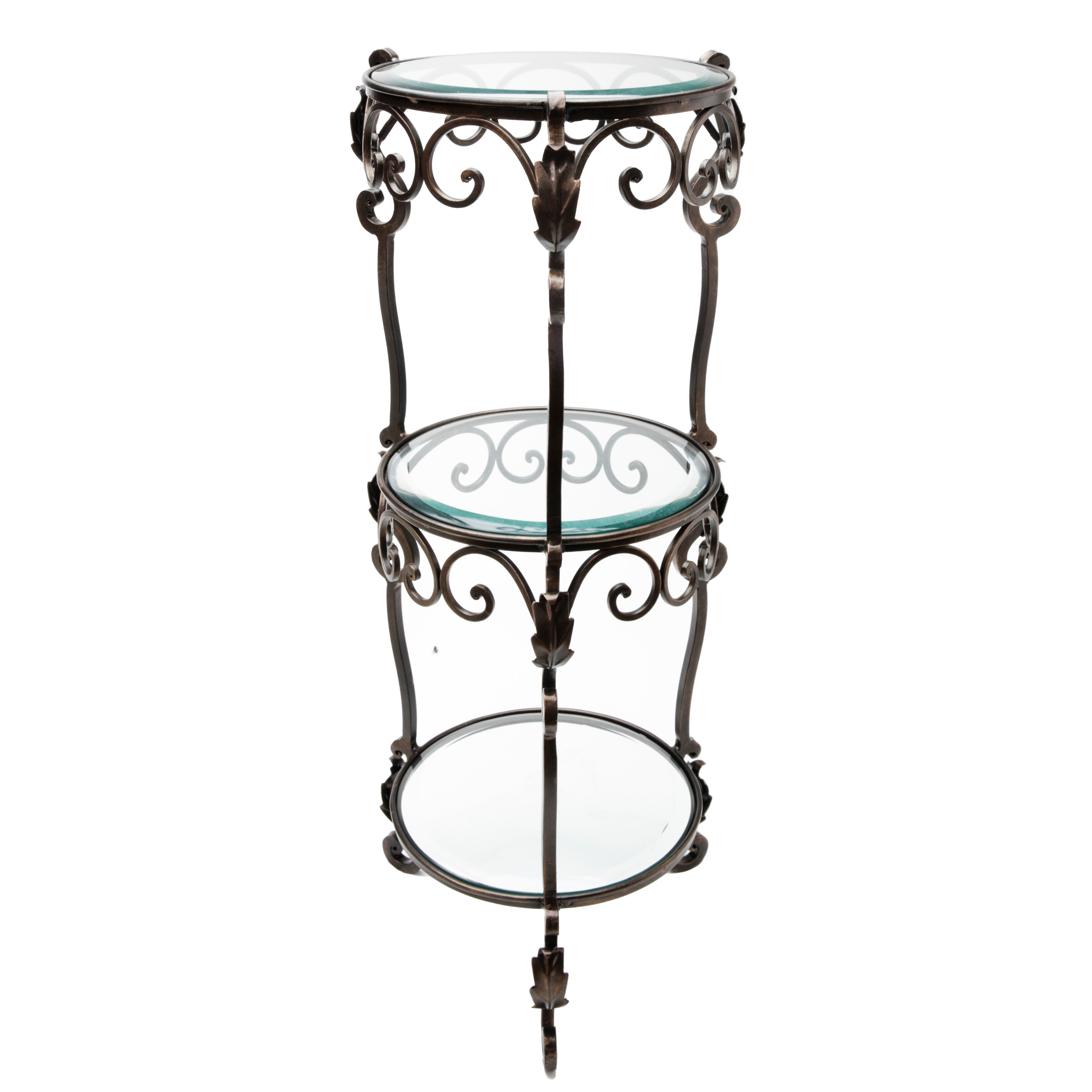 Barkim Glass Top End Table