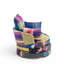 Velvet Swivel Barrel Chair