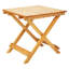Christianson Square Poplar Solid Wood Outdoor Side Table and Bistro Table - 46 cm W 46 cm D-630443627