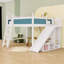 Lit mezzanine avec tablettes de rangement et armoire-831828591-831828588