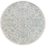 Hillcrest Hand Knotted Wool Damask Area Rug