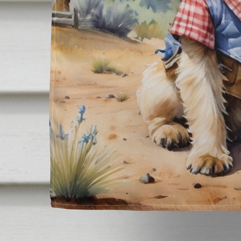 Drapeau Cowboy Welcome House, Cairn terrier