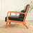 Ihar Faux Leather Accent Chair-1181930612