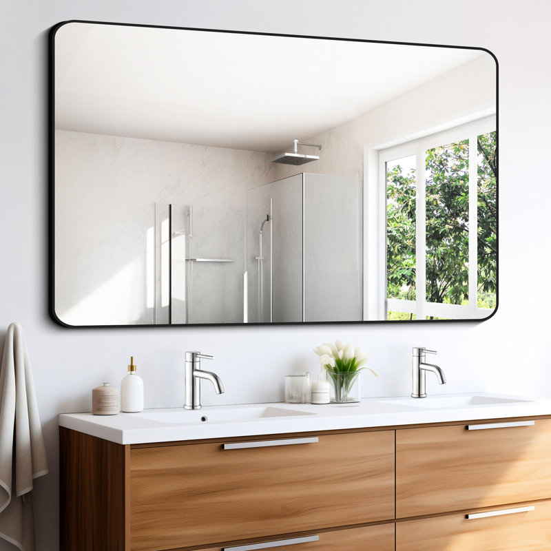 Robinet moderne à fixation sur le comptoir - 1 trou, nickel brossé, salle de bain d'apparence élégante moderne, simple sortie d'eau douce
