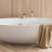 2 Handle Deck Waterfall Faucet with Diverter-81987389