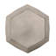 Table d'extérieur en béton léger au design élégant gris