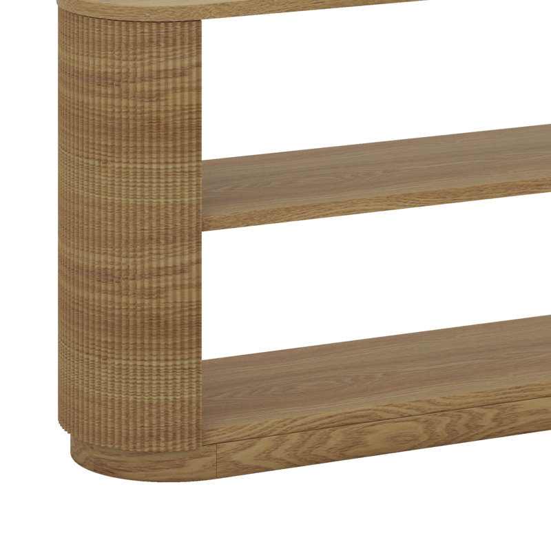 Console avec tablette Modern, Naturel