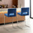 26” Velvet Upholstered Counter Height Bar Stool-1644203367