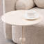 Table de bout vintage en métal, table d'appoint ronde-406042338