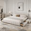 Lit plateforme tapissier avec tiroir California King Chenille-1251848586
