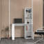 Bureau d'ordinateur Broadmoor avec bibliothèque à 4 niveaux et armoire à 1 porte-135171084