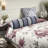Elegant Navy Comforter Bedding Sets, Polyester Cotton, Classic Style For Home