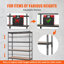 Steel Height -Adjustable Shelving Unit-100854864
