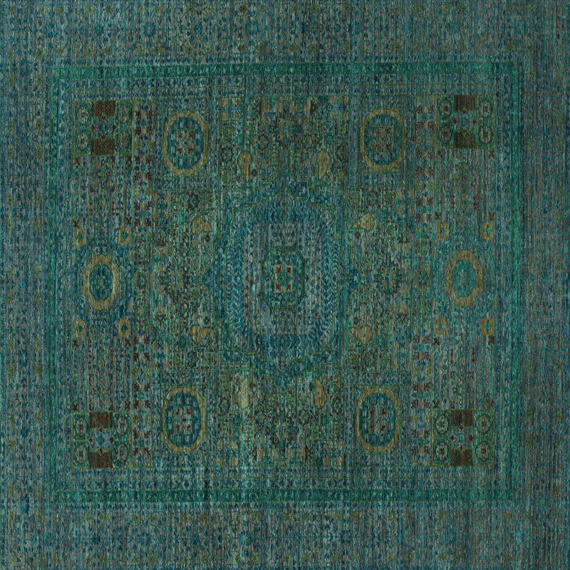 Oriental Indoor Rug, Square 7'