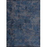 Rapture Gray/Blue Geometric Luxury Area Rug