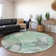 Premium Machine Washable Cerrito AMF504 Green Rug