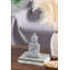 Statue de Bouddha couronné méditant assis
