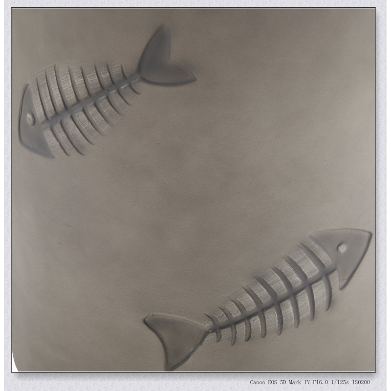 16'' MGO SIDE TABLE FISH PATTERN
