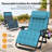 Zero Gravity Chair with Cushion, Adjustable 90°–170° Reclining Lounge Chair, Heavy-Duty Folding Outdoor Recliner with Aluminum Alloy Lock, 500 lbs Capacity for Patio, Camping & Beach-129459962