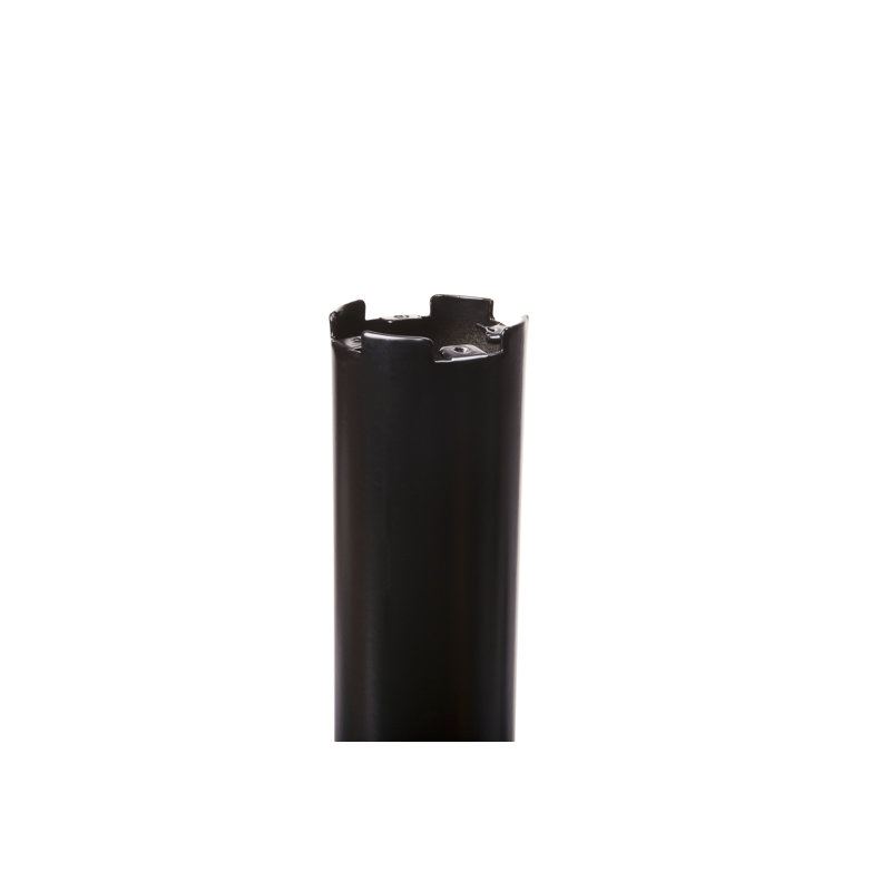 Architectural Mailboxes Black Powder Coated Steel In-Ground Mailbox Post