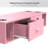 Wall Mount Salon Styling Station With 2 Lockable Drawers-200661867
