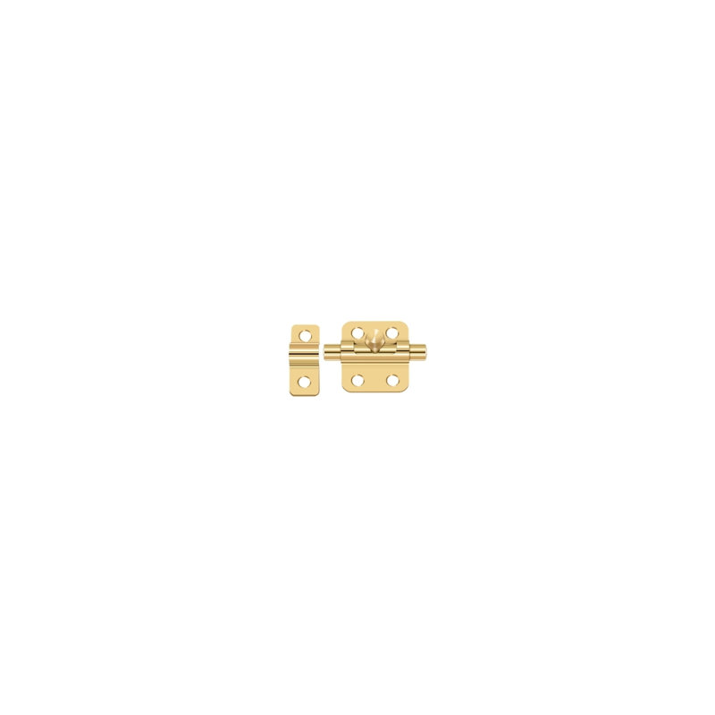 Deltana 2BBU26 2" Barrel Bolt in Polished Chrome, Brass