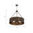 Luyster 5-Light Dimmable Steel Drum Chandelier