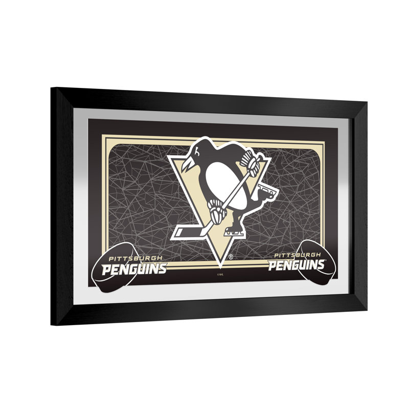NHL Team Logo, impression encadrée, Pittsburgh Penguins