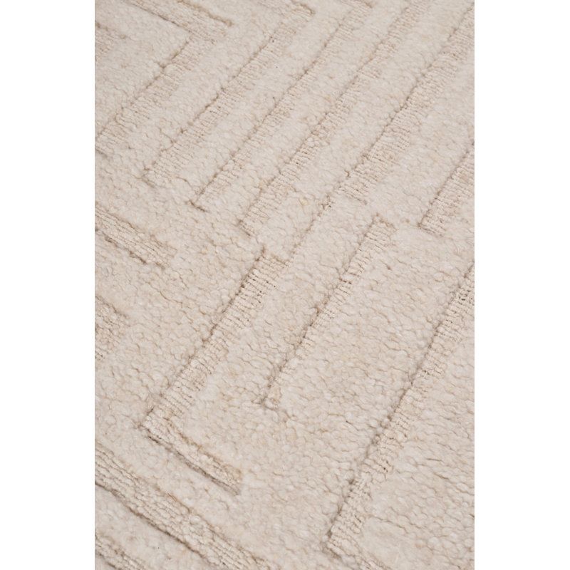 Narrows Ivory Area Rug, Rectangle 5' x 7'6"