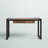 Selbyville Steel Writing Desk with Built-In Electrical Outlet