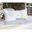 Drap-housse et coussin décoratif Ambesonne, bleu pâle et blanc-106791519