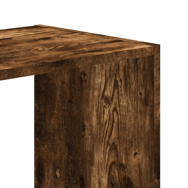 Selven 68.5cm H x 68.5cm W Bookcase, Smoked Oak