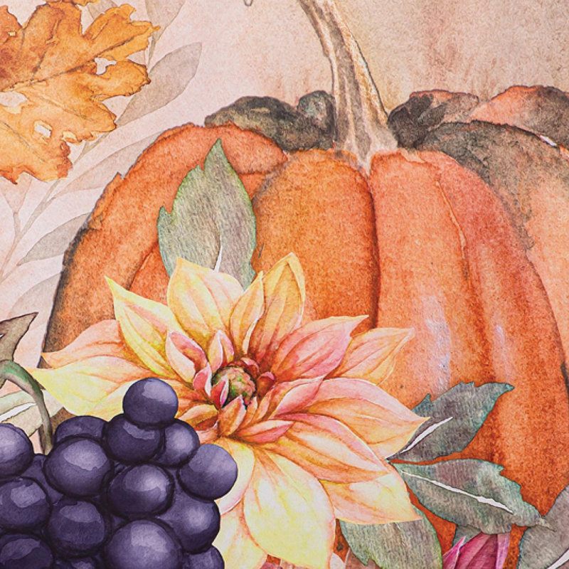 Drapeau «Happy Thanksgiving» en suède