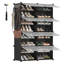 12 Pair Stackable Shoe Storage Cabinet