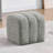 Nestable Upholstered Boucle Fabric Ottoman Set-1560914330