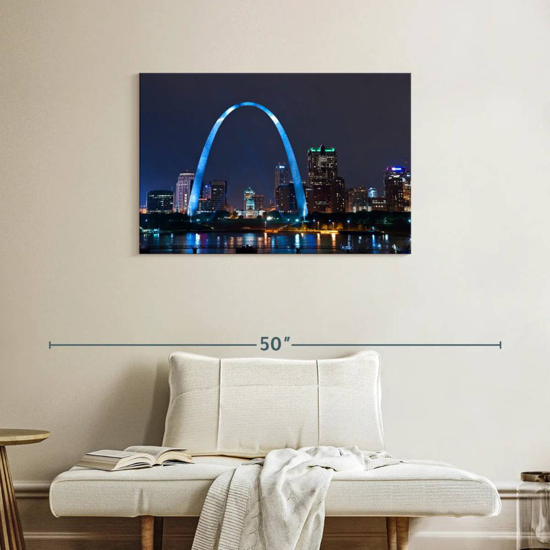 Hannes St. Louis Nightscape, 24" H x 36" W