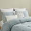 Édredon en coton double / grand - Rayures colorées et tissu luxueux à motif de qualité-128860027