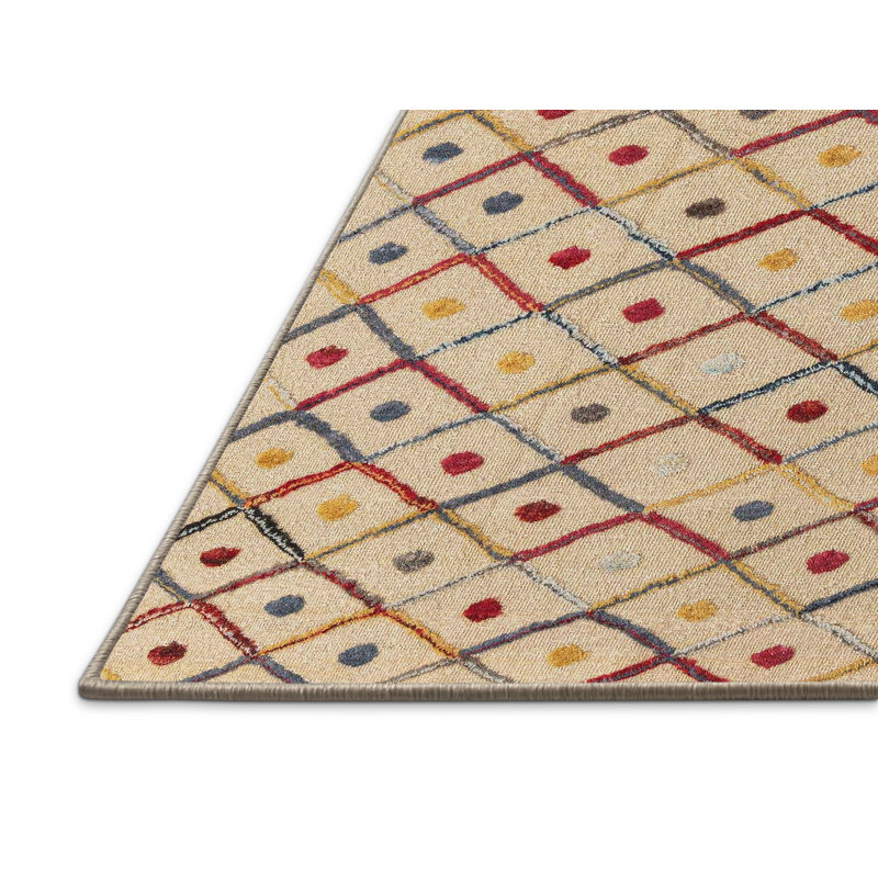 Tapis abstrait moderne 4764, Rectangle de 5 pi x 8 pi