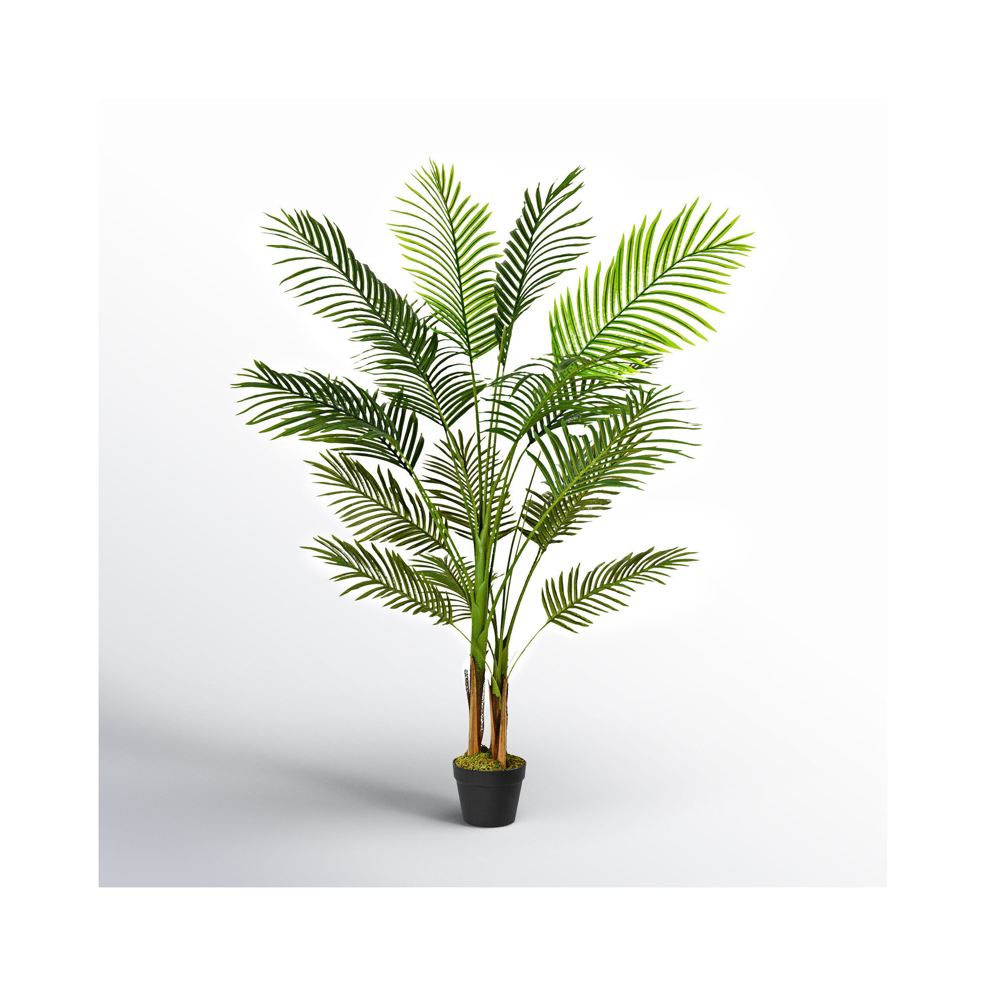 Faux Palm Tree, 60" H x 44" W x 49" D