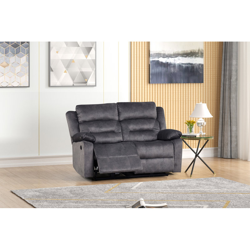 Fauteuil inclinable Odarrius, Électrique, Tissu de bronzage bleu-gris