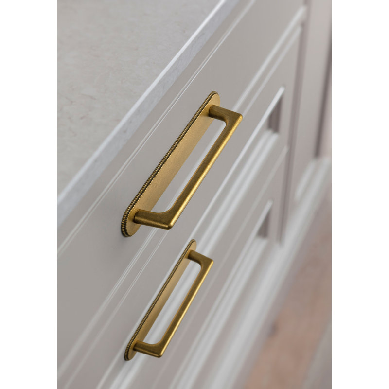 Classical Cabinet Bar Pull With Backplate(G019) Multipack, 5", Antique Brass
